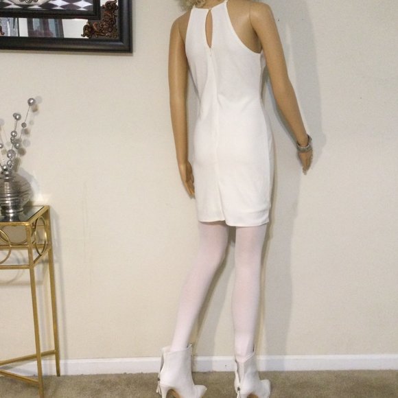 WHITE PARTY DRESS WITH SPARKLES!  MEDIUM - Picture 7 of 8